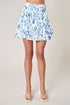Mallorca Floral Jess Ruffle Mini Skirt
